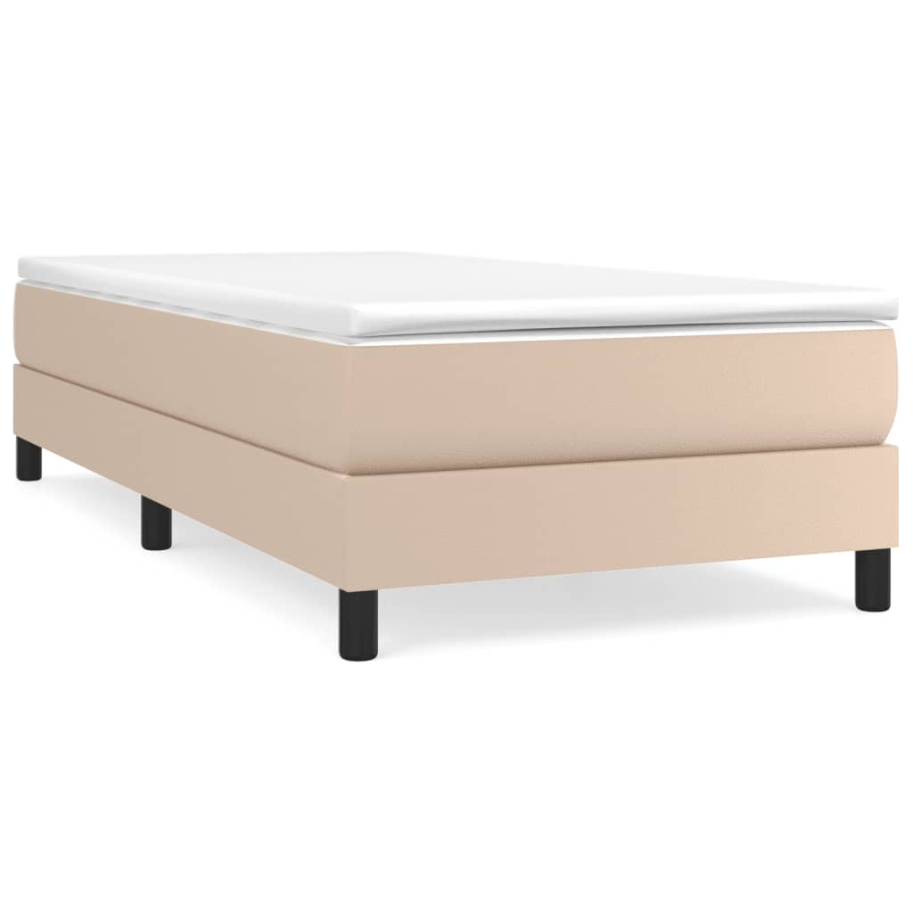 Cadre de lit sans matelas cappuccino 100x200 cm similicuir - XIOS