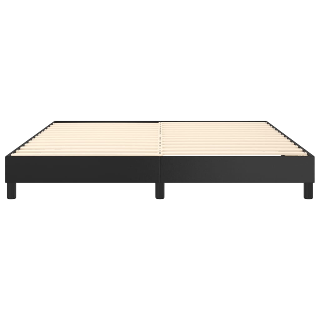 Cadre de lit sans matelas noir 180x200 cm similicuir - XIOS