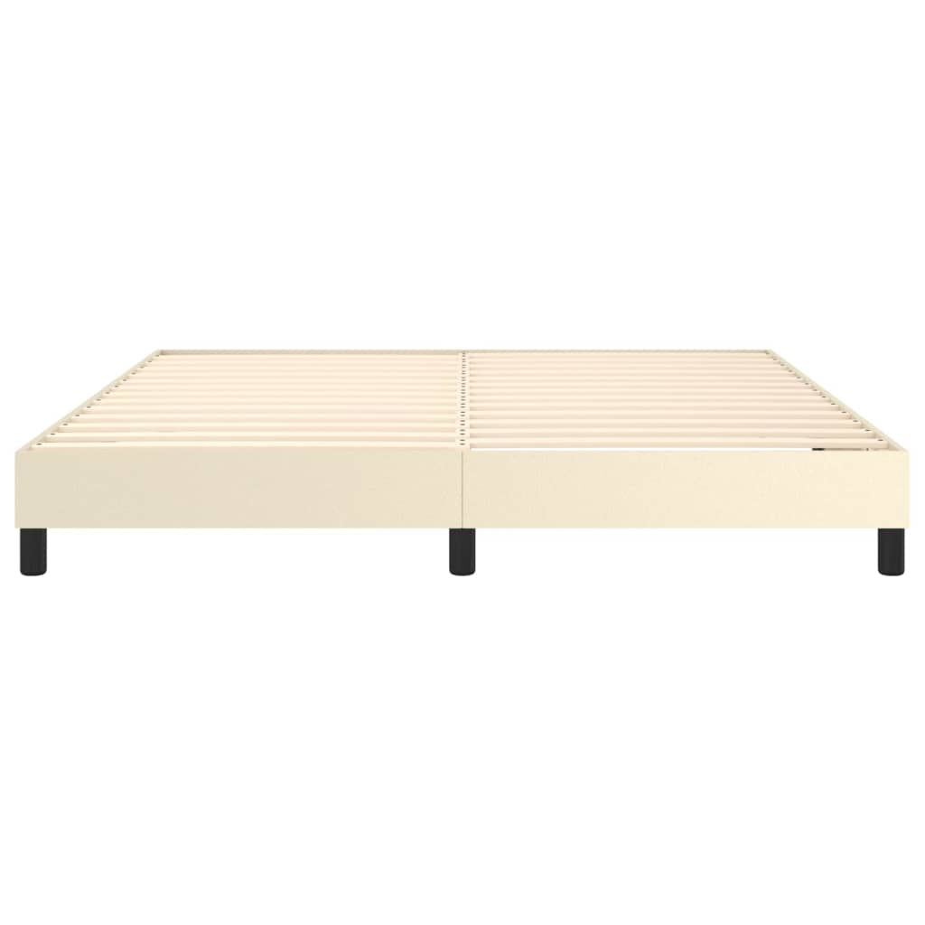 Cadre de lit sans matelas crème 180x200 cm similicuir - XIOS
