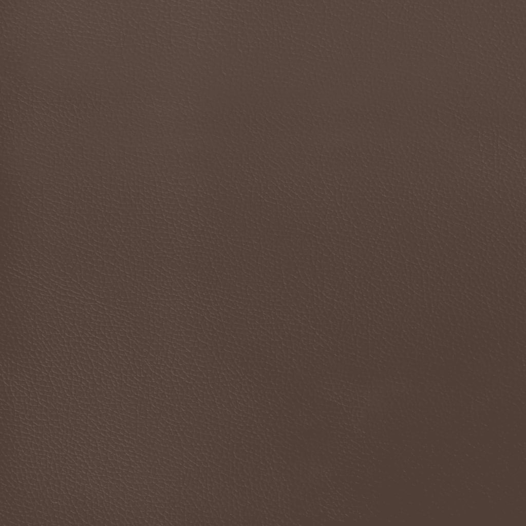 Cadre de lit à ressorts marron 180x200 cm similicuir - XIOS