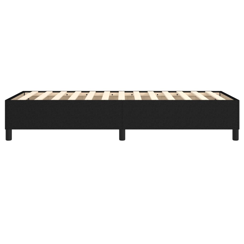 Cadre de lit sans matelas noir 100x200 cm tissu - XIOS
