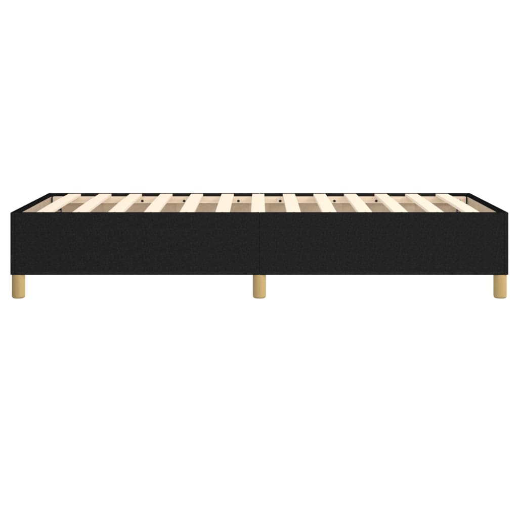 Cadre de lit sans matelas noir 100x200 cm tissu - XIOS