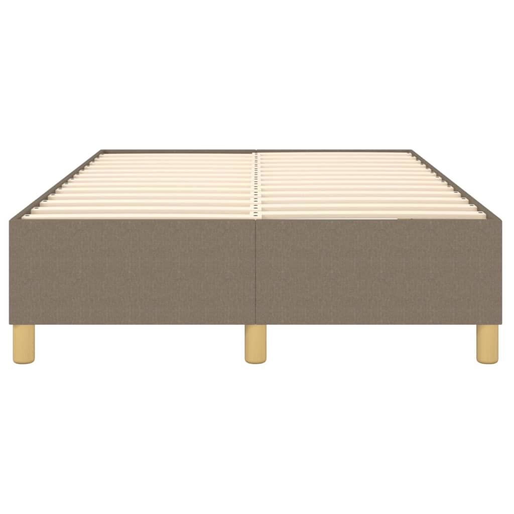 Cadre de lit sans matelas taupe 120x200 cm tissu - XIOS