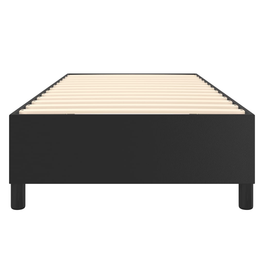 Cadre de lit sans matelas noir 80x200 cm similicuir - XIOS