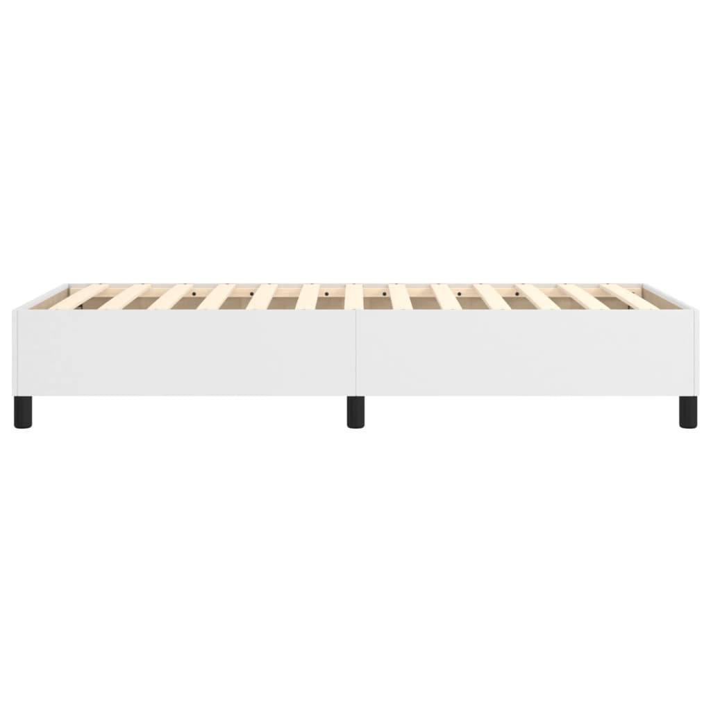 Cadre de lit sans matelas blanc 80x200 cm similicuir - XIOS