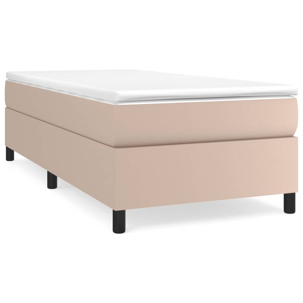 Cadre de lit sans matelas cappuccino 90x190 cm similicuir - XIOS