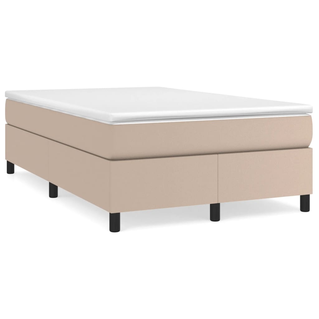Cadre de lit sans matelas cappuccino 120x200 cm similicuir - XIOS