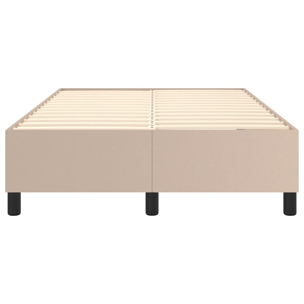 Cadre de lit sans matelas cappuccino 120x200 cm similicuir - XIOS