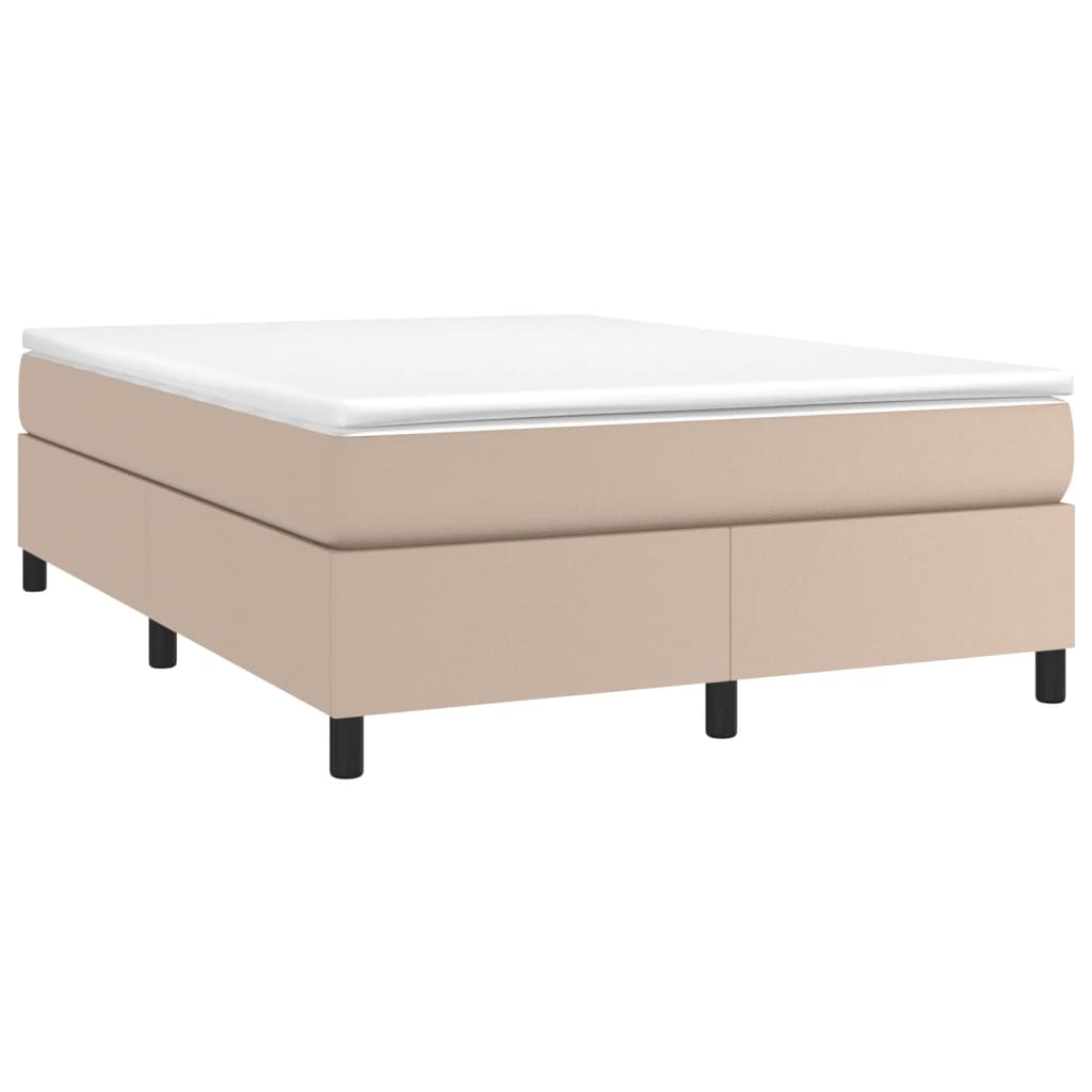 Cadre de lit sans matelas cappuccino 140x200 cm similicuir - XIOS