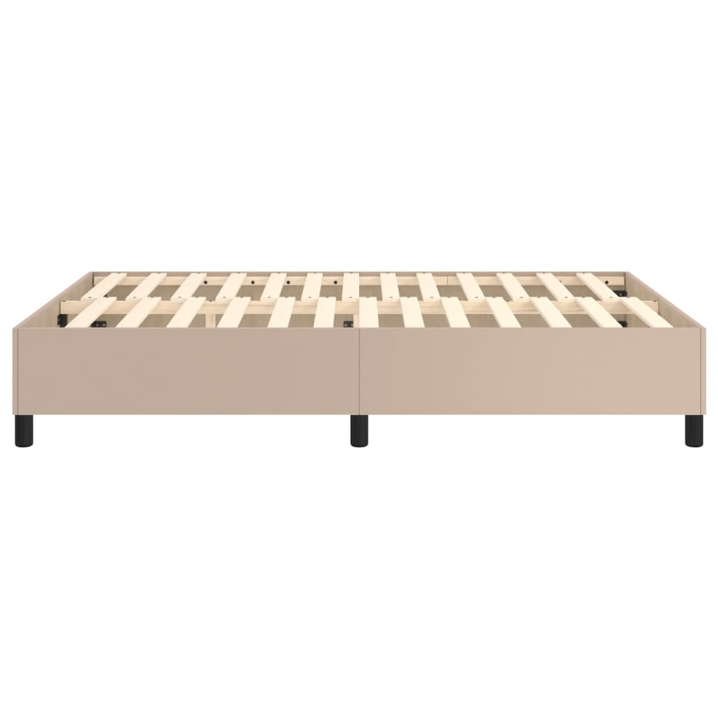 Cadre de lit sans matelas cappuccino 140x200 cm similicuir - XIOS