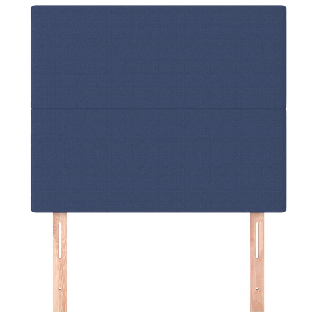 Tête de lit Bleu 100x5x118/128 cm Tissu - XIOS