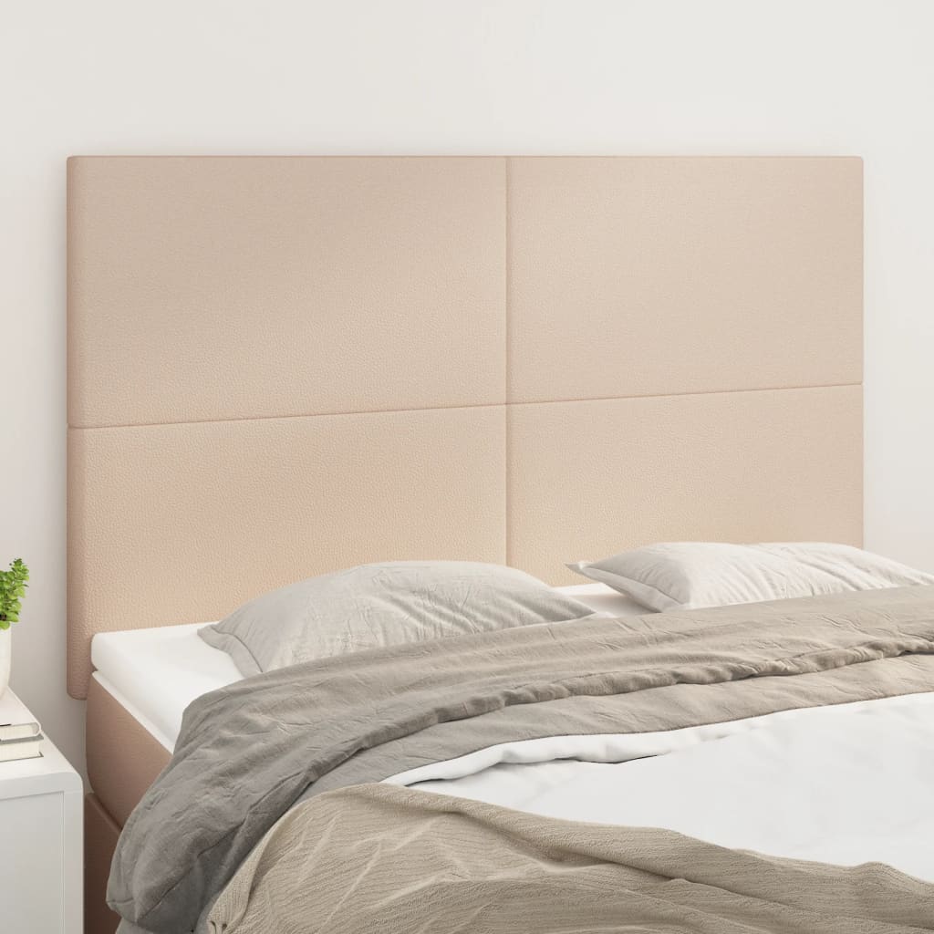 Tête de lit Cappuccino 144 x 5 x 118/128 cm Similicuir - XIOS