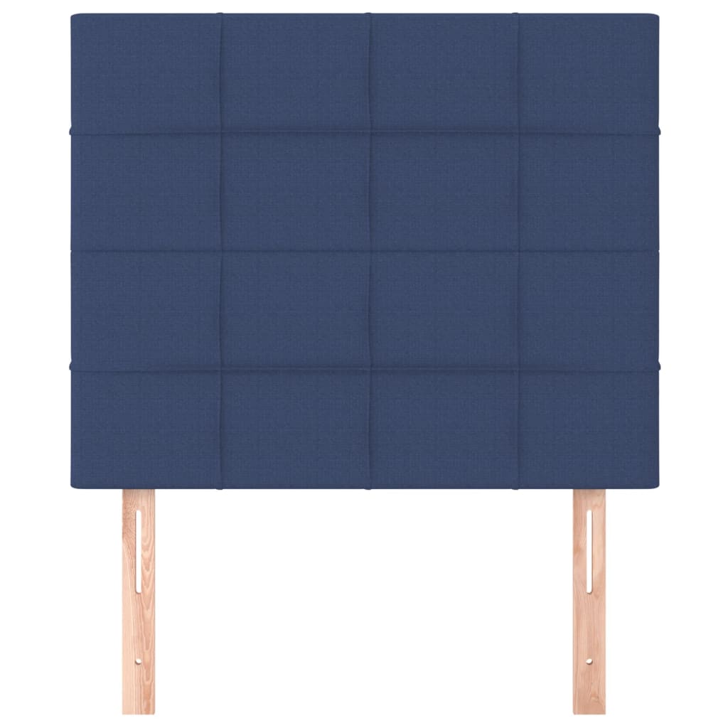 Tête de lit Bleu 90x5x118/128 cm Tissu - XIOS