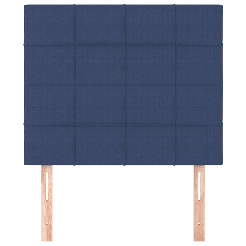 Têtes de lit 2 pcs Bleu 100x5x78/88 cm Tissu - XIOS