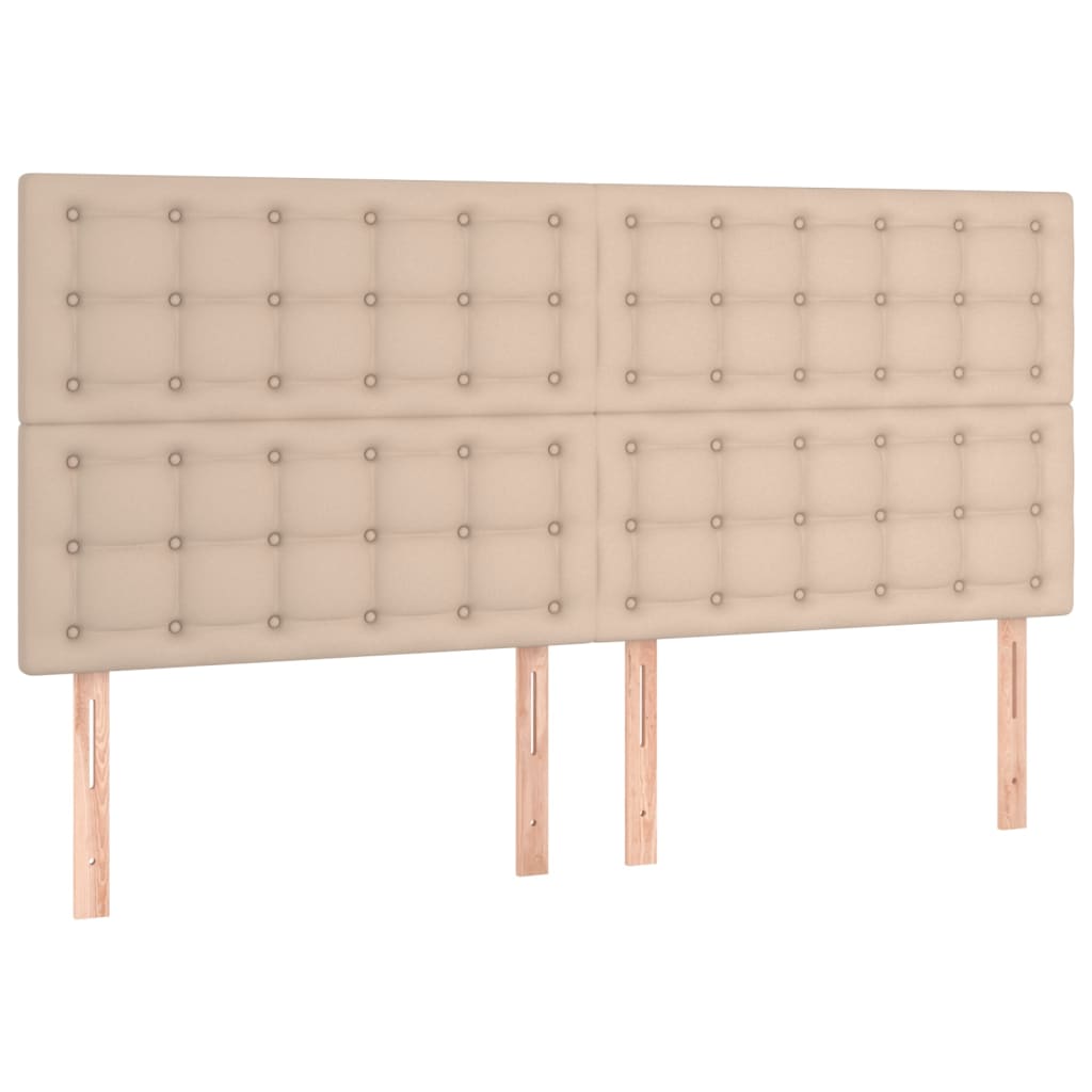 Têtes de lit 4 pcs Cappuccino 100x5x78/88 cm Similicuir - XIOS