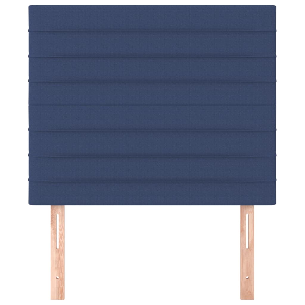 Têtes de lit 2 pcs Bleu 100x5x78/88 cm Tissu - XIOS