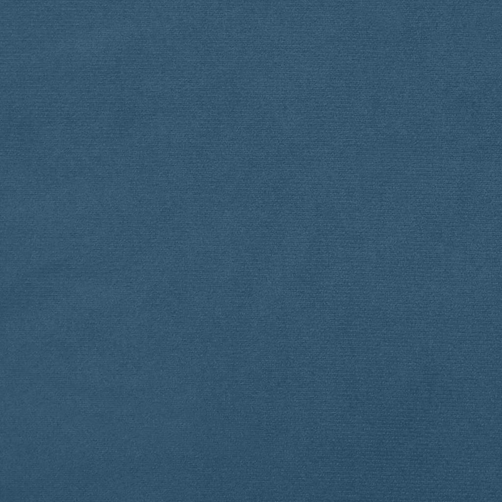 Tête de lit Bleu foncé 144 x 5 x 118/128 cm Velours - XIOS