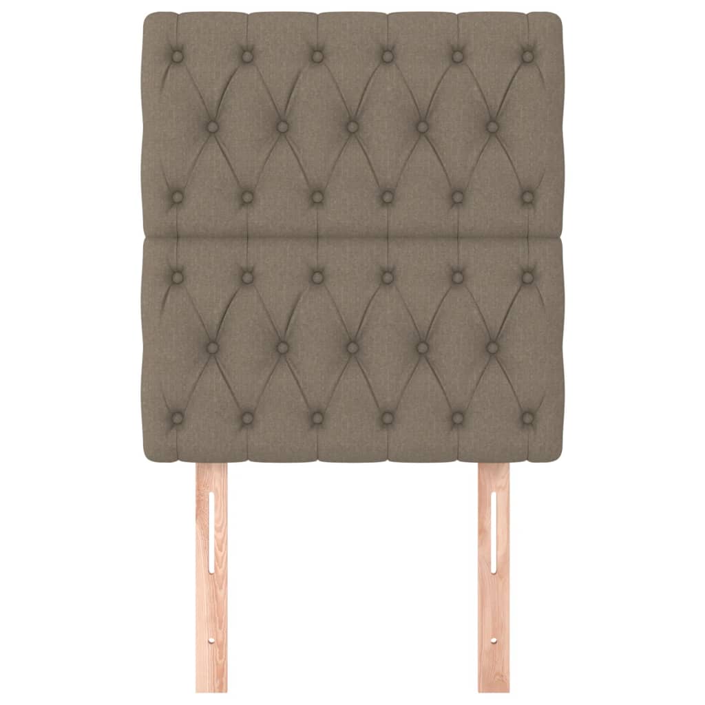 Tête de lit Taupe 80x7x118/128 cm Tissu - XIOS
