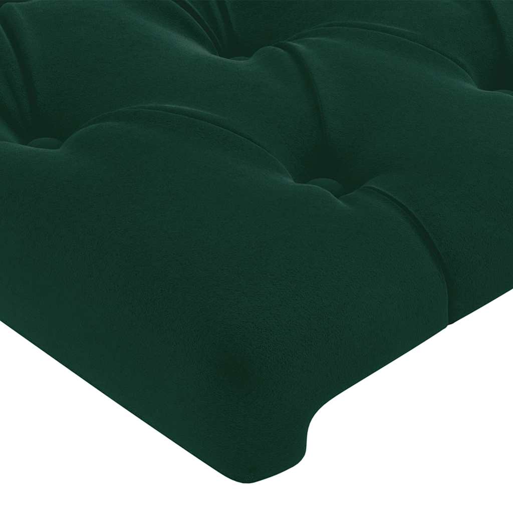 Tête de lit Vert foncé 100x7x118/128 cm Velours - XIOS