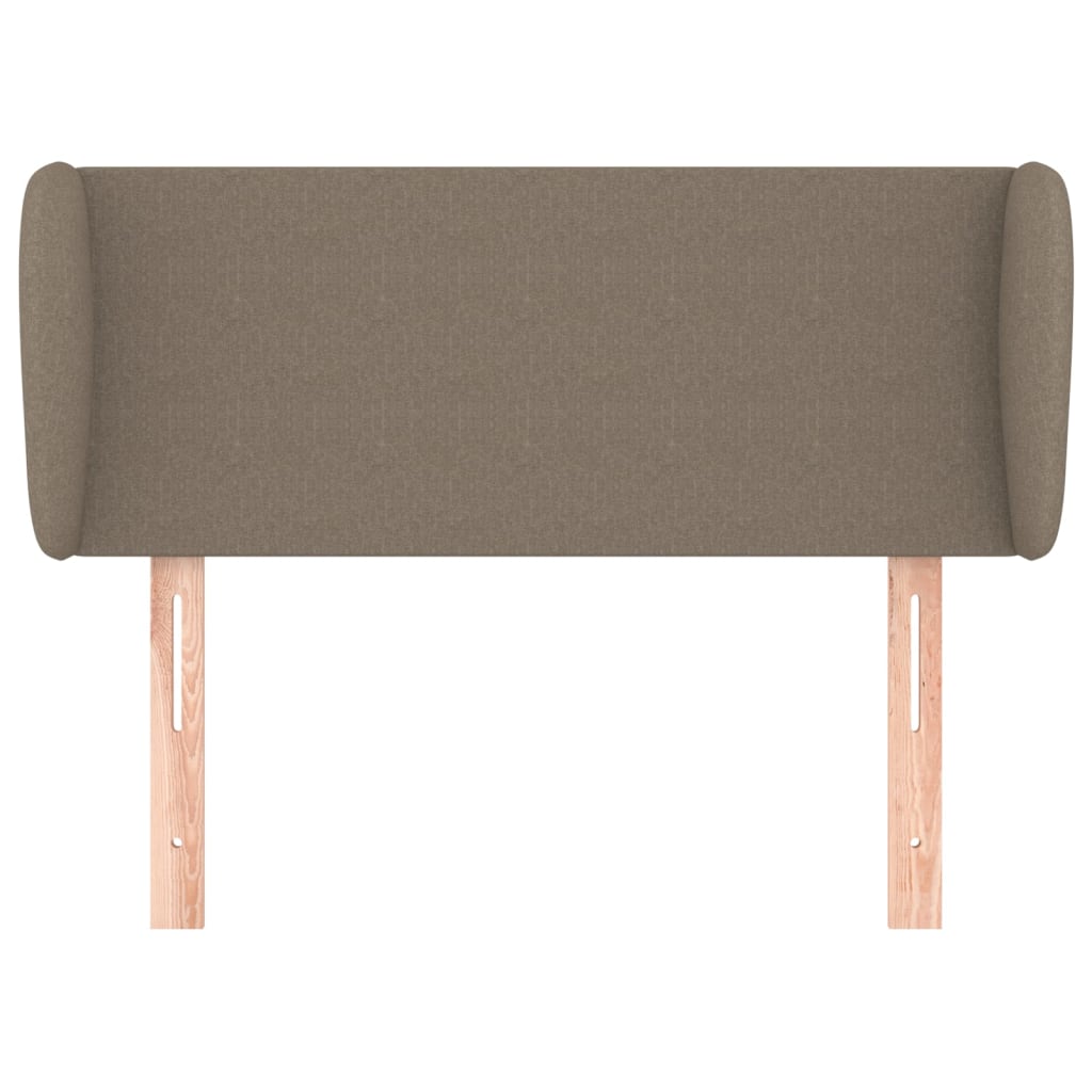 Tête de lit avec oreilles Taupe 93x23x78/88 cm Tissu - XIOS