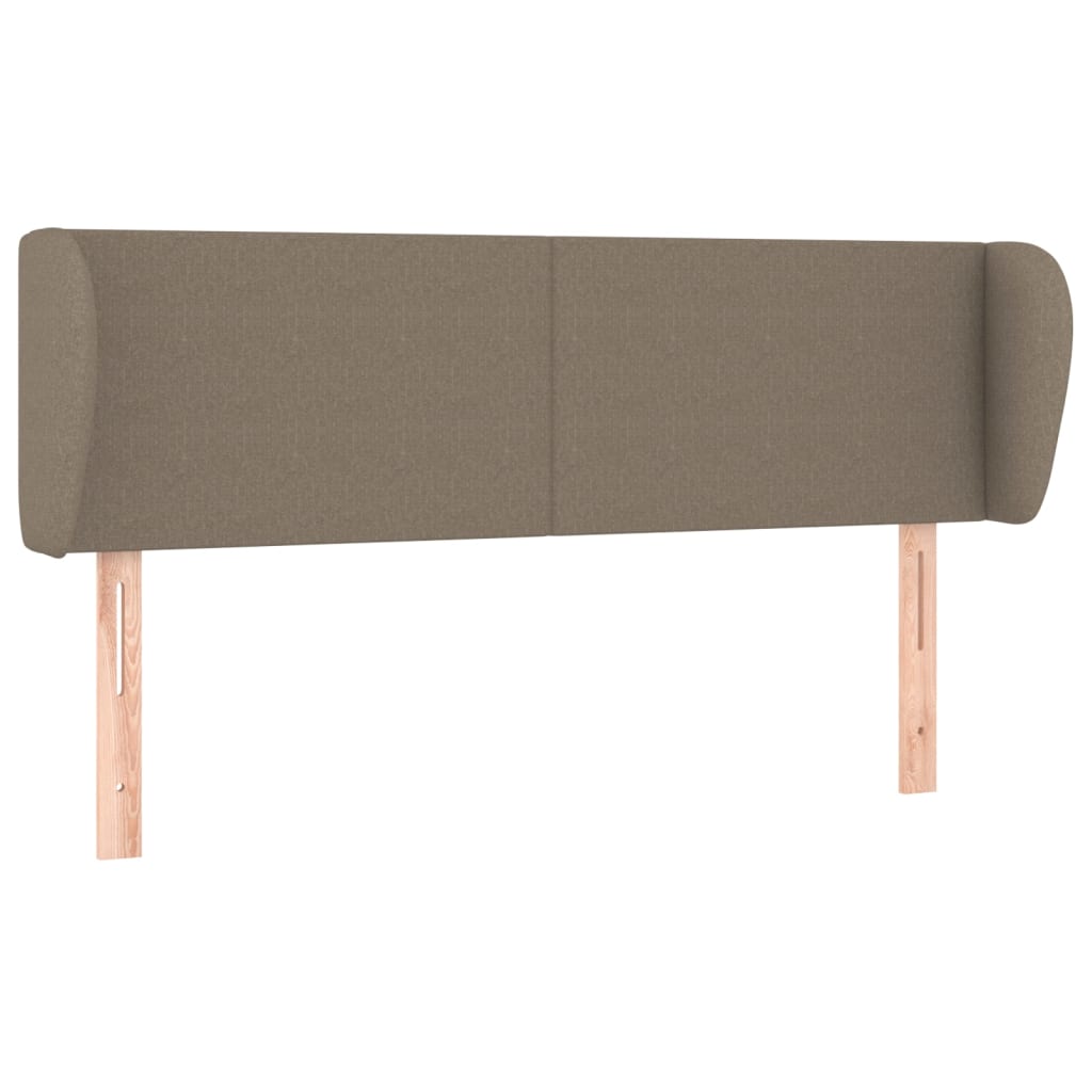 Tête de lit avec oreilles Taupe 147x23x78/88 cm Tissu - XIOS