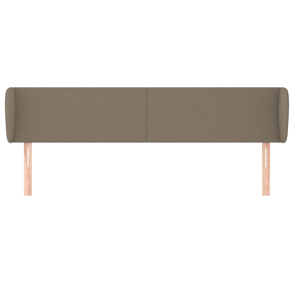 Tête de lit avec oreilles Taupe 183x23x78/88 cm Tissu - XIOS