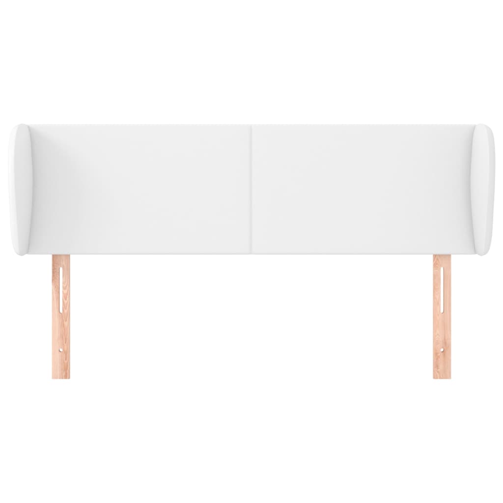 Tête de lit avec oreilles Blanc 147x23x78/88 cm Similicuir - XIOS