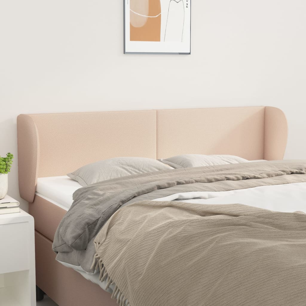 Tête de lit avec oreilles Cappuccino 147x23x78/88 cm Similicuir - XIOS