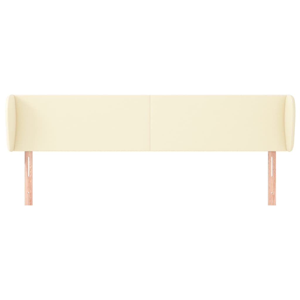 Tête de lit avec oreilles Crème 163x23x78/88 cm Similicuir - XIOS