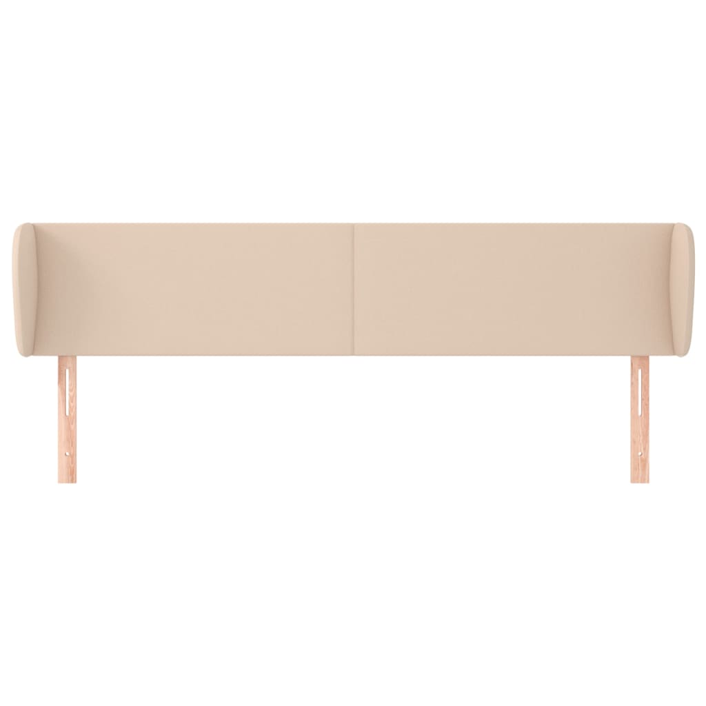 Tête de lit avec oreilles Cappuccino 203x23x78/88 cm Similicuir - XIOS