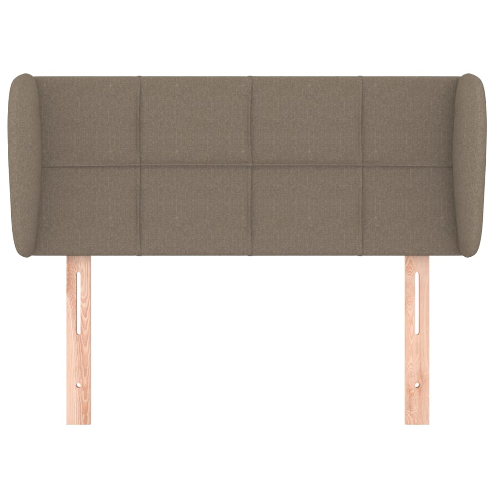 Tête de lit avec oreilles Taupe 103x23x78/88 cm Tissu - XIOS