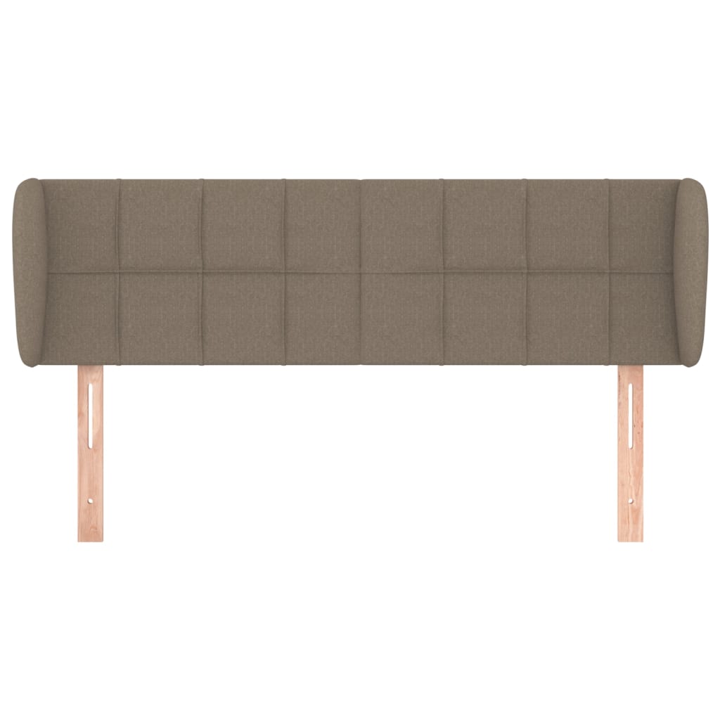 Tête de lit avec oreilles Taupe 147x23x78/88 cm Tissu - XIOS