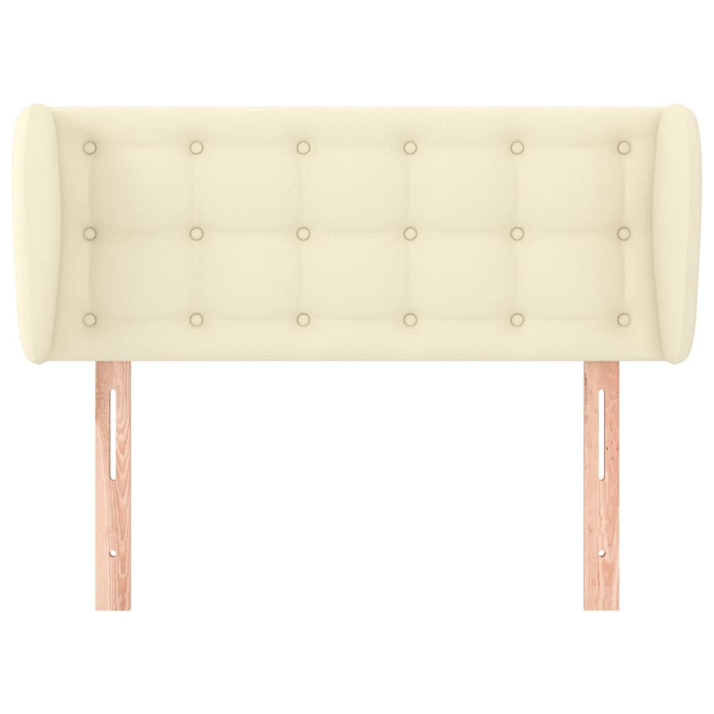Tête de lit avec oreilles Crème 93x23x78/88 cm Similicuir - XIOS