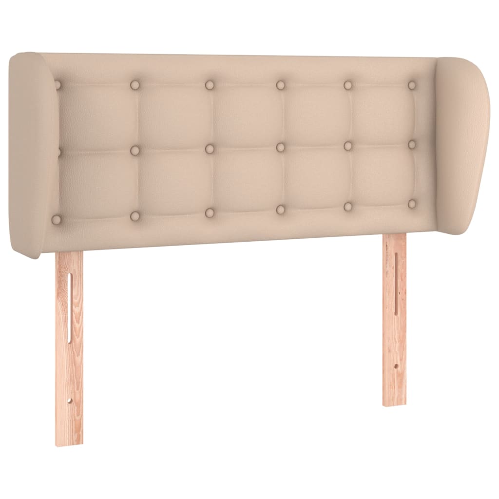 Tête de lit avec oreilles Cappuccino 93x23x78/88 cm Similicuir - XIOS