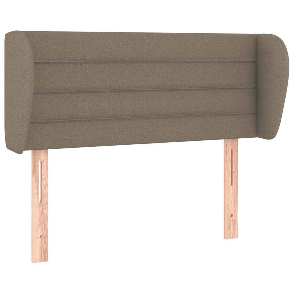 Tête de lit avec oreilles Taupe 93x23x78/88 cm Tissu - XIOS