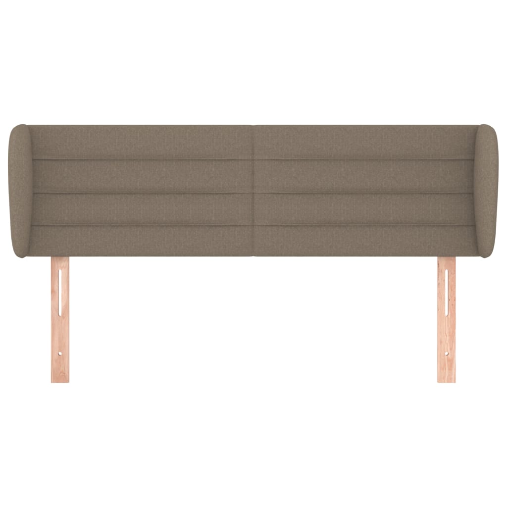 Tête de lit avec oreilles Taupe 147x23x78/88 cm Tissu - XIOS