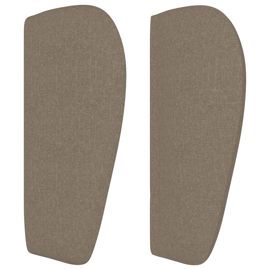 Tête de lit avec oreilles Taupe 163x23x78/88 cm Tissu - XIOS