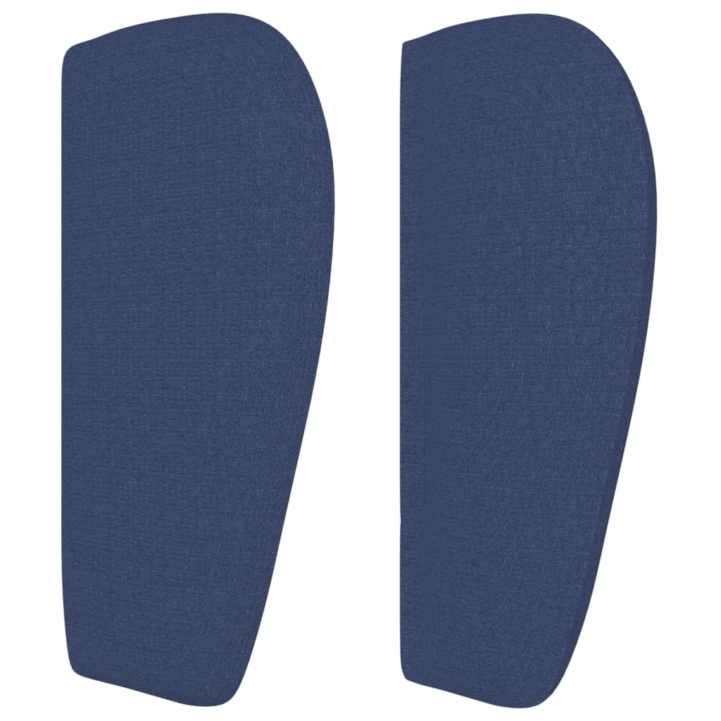 Tête de lit avec oreilles Bleu 163x23x78/88 cm Tissu - XIOS