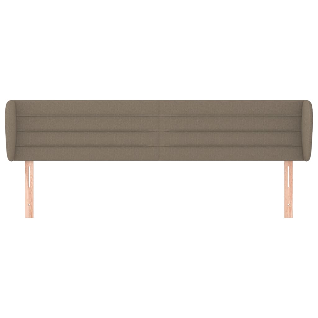 Tête de lit avec oreilles Taupe 183x23x78/88 cm Tissu - XIOS