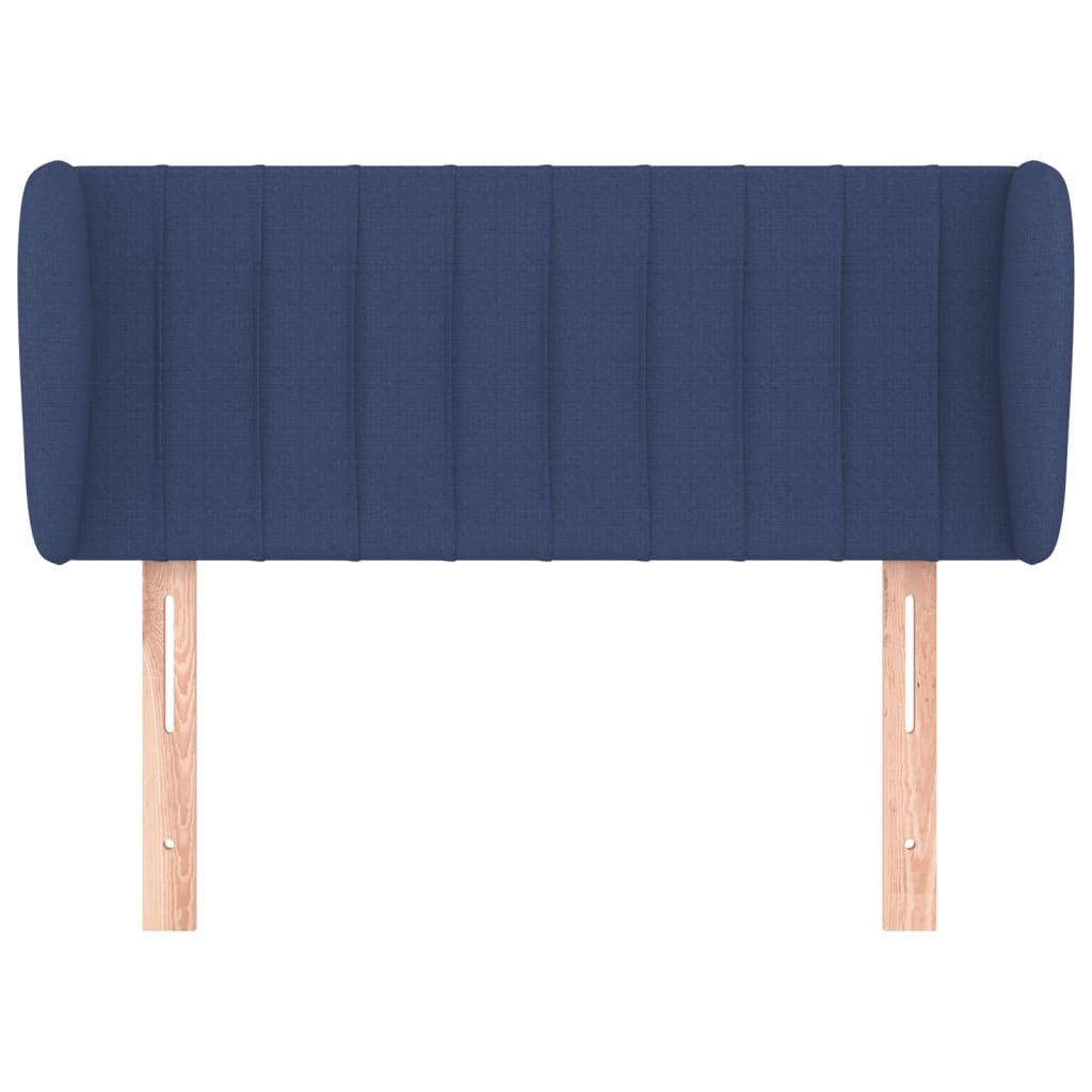 Tête de lit avec oreilles Bleu 83x23x78/88 cm Tissu - XIOS