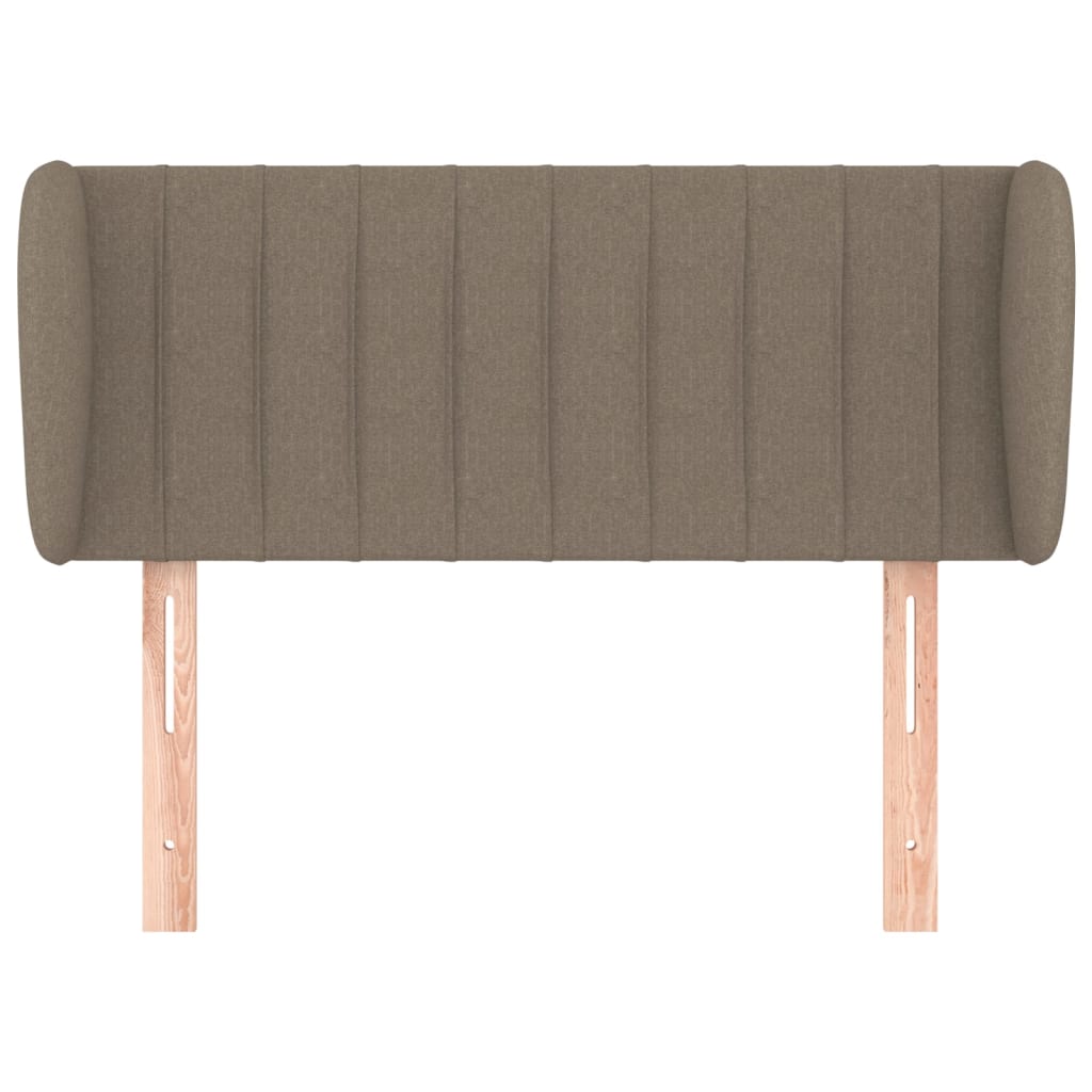 Tête de lit avec oreilles Taupe 103x23x78/88 cm Tissu - XIOS