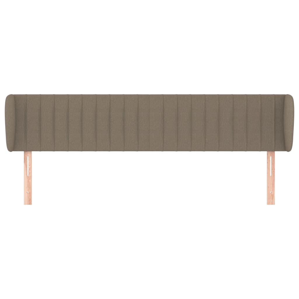 Tête de lit avec oreilles Taupe 163x23x78/88 cm Tissu - XIOS