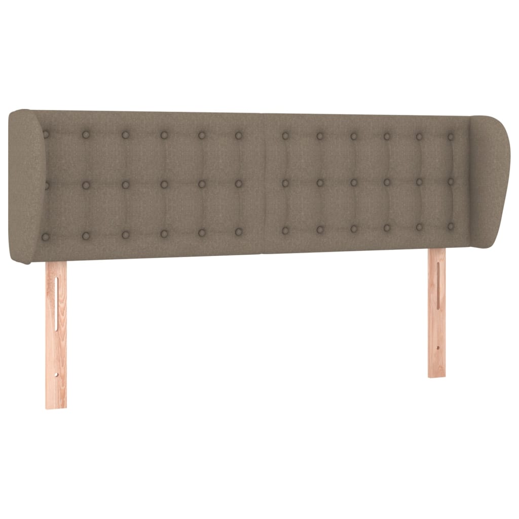 Tête de lit avec oreilles Taupe 147x23x78/88 cm Tissu - XIOS