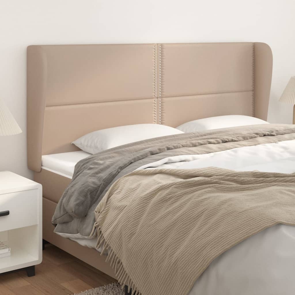 Tête de lit avec oreilles Cappuccino 183x23x118/128 cm - XIOS