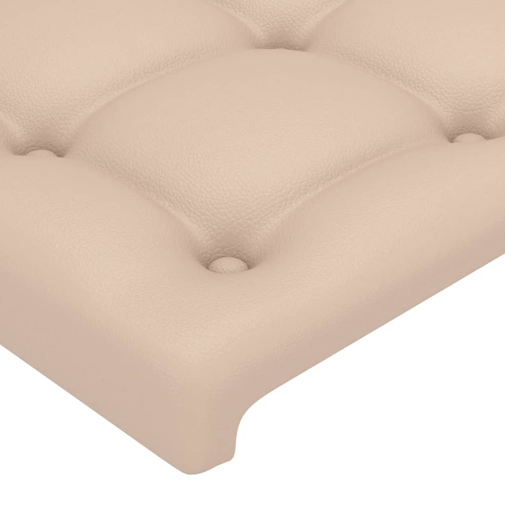 Tête de lit avec oreilles Cappuccino 83x23x118/128cm Similicuir - XIOS