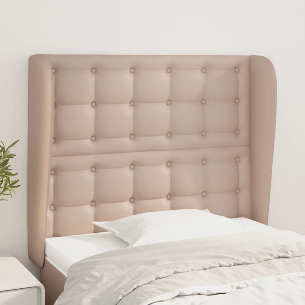 Tête de lit avec oreilles Cappuccino 103x23x118/128 cm - XIOS