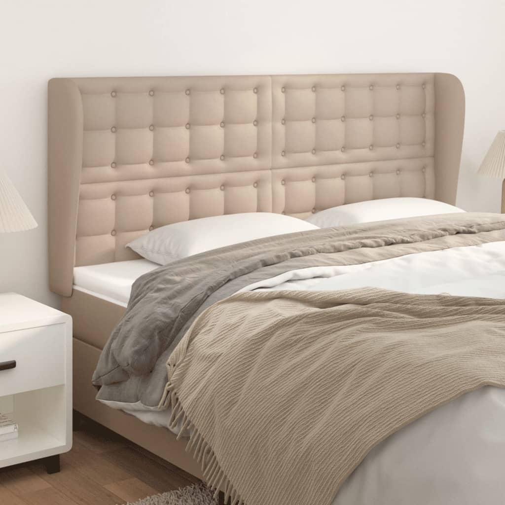 Tête de lit avec oreilles Cappuccino 183x23x118/128 cm - XIOS