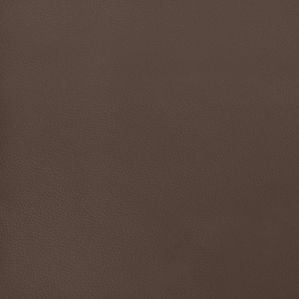 Tête de lit avec oreilles Marron foncé 103x23x118/128 cm Tissu - XIOS