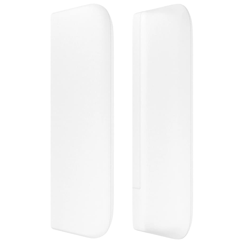 Tête de lit avec oreilles Blanc 93x16x78/88 cm Similicuir - XIOS