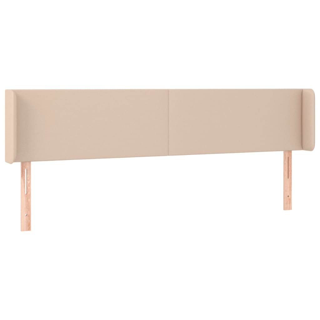 Tête de lit avec oreilles Cappuccino 203x16x78/88 cm Similicuir - XIOS